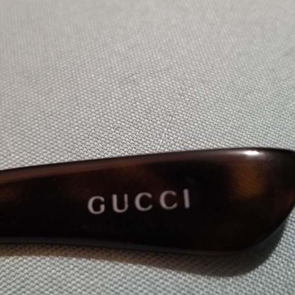 GUCCI women's brown horsebit bamboo sunglasses - Picture 4 of 6